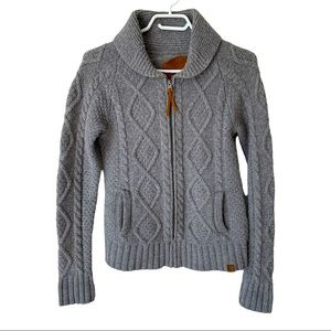 Aritzia TNA 100% Wool Grey Women’s Sweater Size Medium